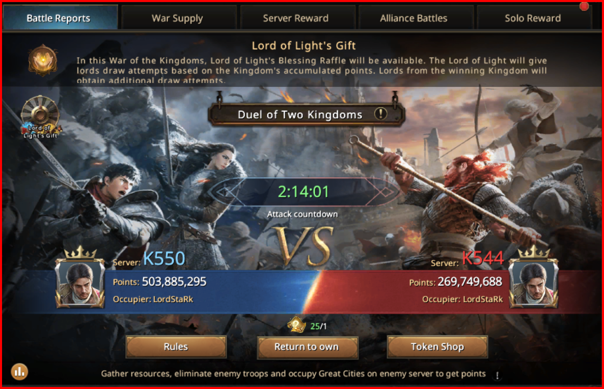 Battle Update