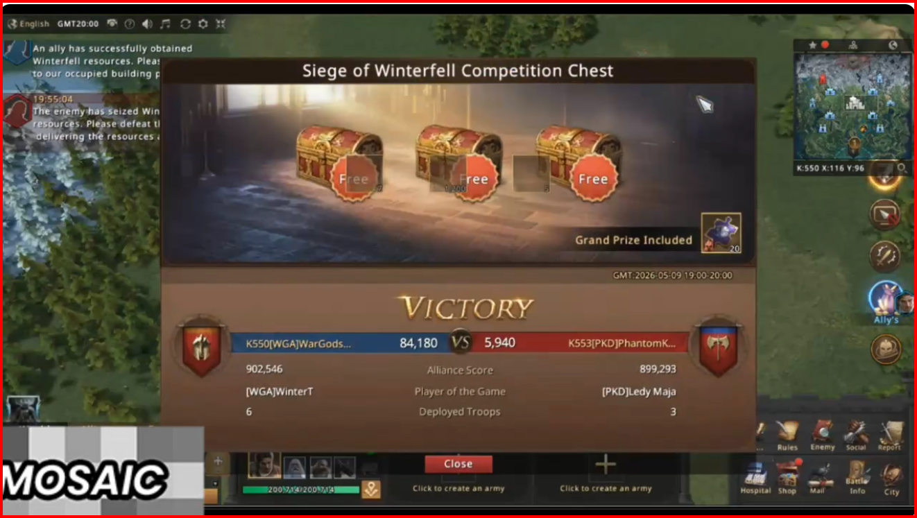 [WGA]#wargodsangels Vs K553 [PKD]